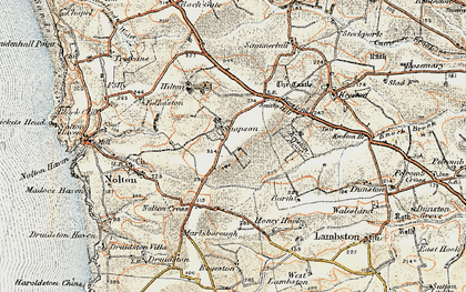 Old map of Simpson in 0-1912