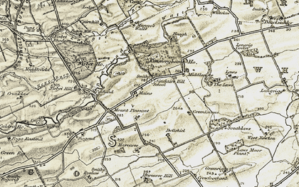 Old map of Bellshiel in 1901-1904