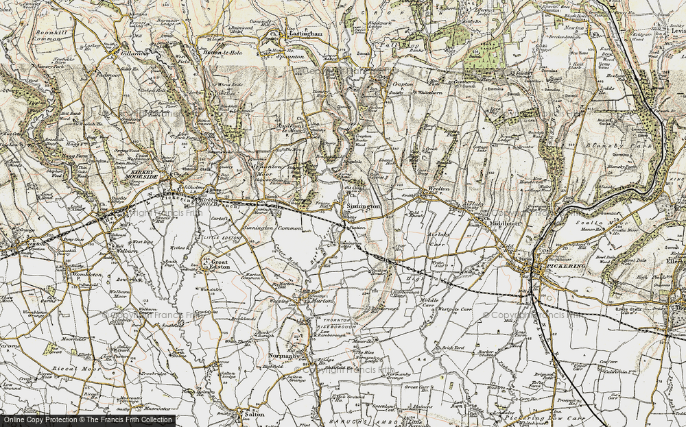 Old Map of Sinnington, 1903-1904 in 1903-1904