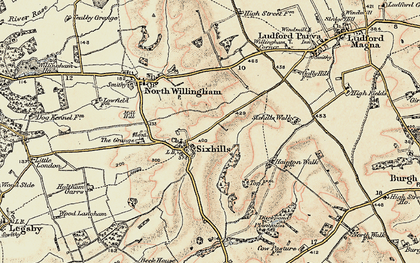 Old map of Sixhills in 1903