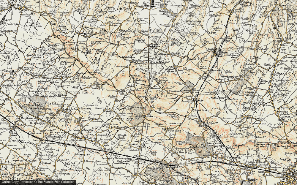 Old Map of Skeete, 1898-1899 in 1898-1899