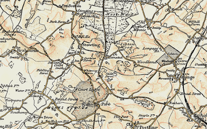 Old map of Skeete in 1898-1899