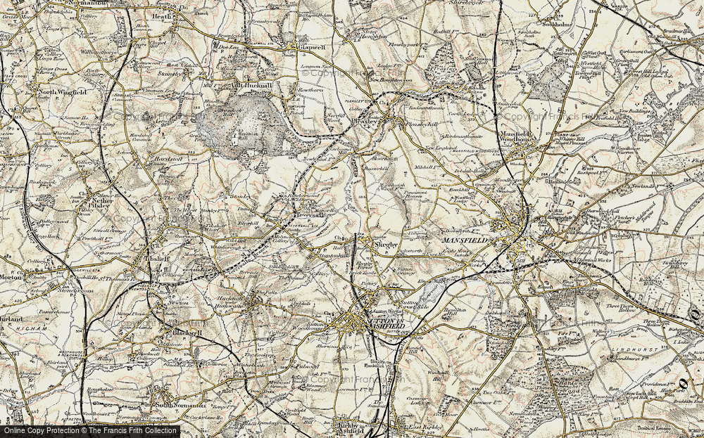 Old Map of Skegby, 1902-1903 in 1902-1903