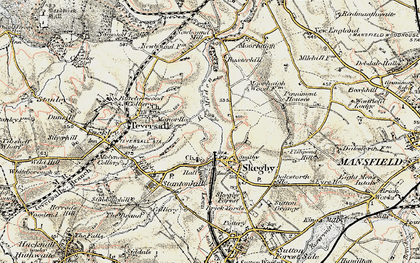 Old map of Baxterhill in 1902-1903