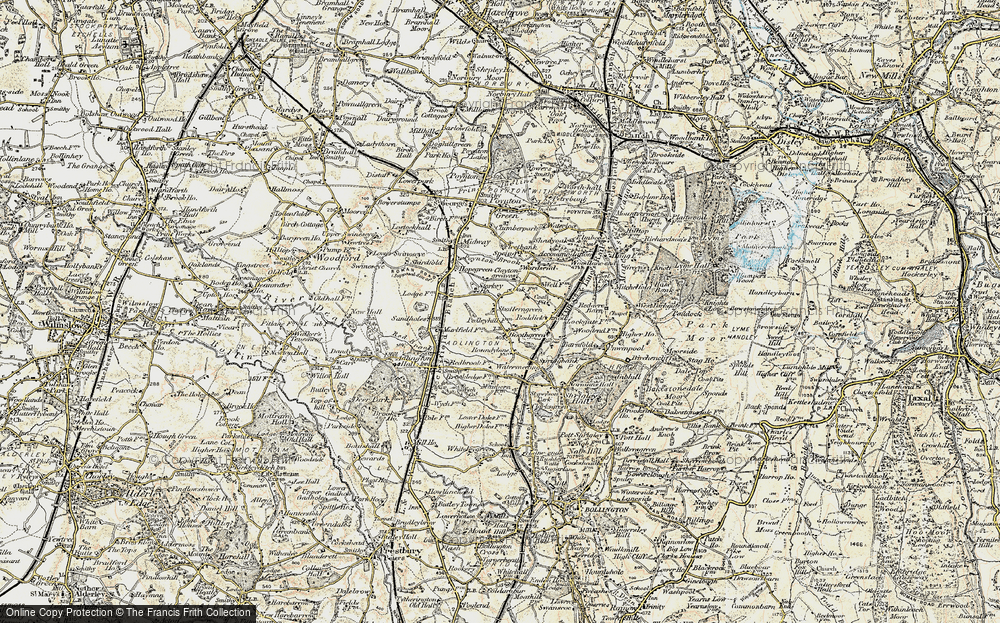 Old Map of Skellorn Green, 1902-1903 in 1902-1903