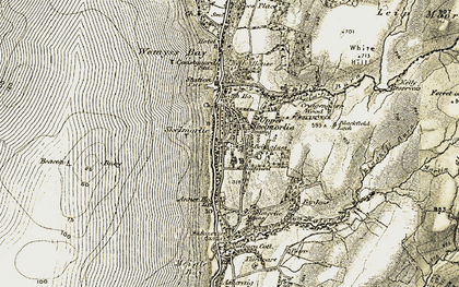 Old map of Skelmorlie in 1905-1906