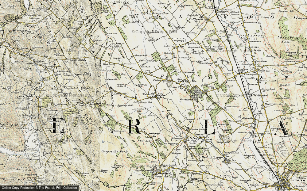 Old Map of Skelton, 1901-1904 in 1901-1904