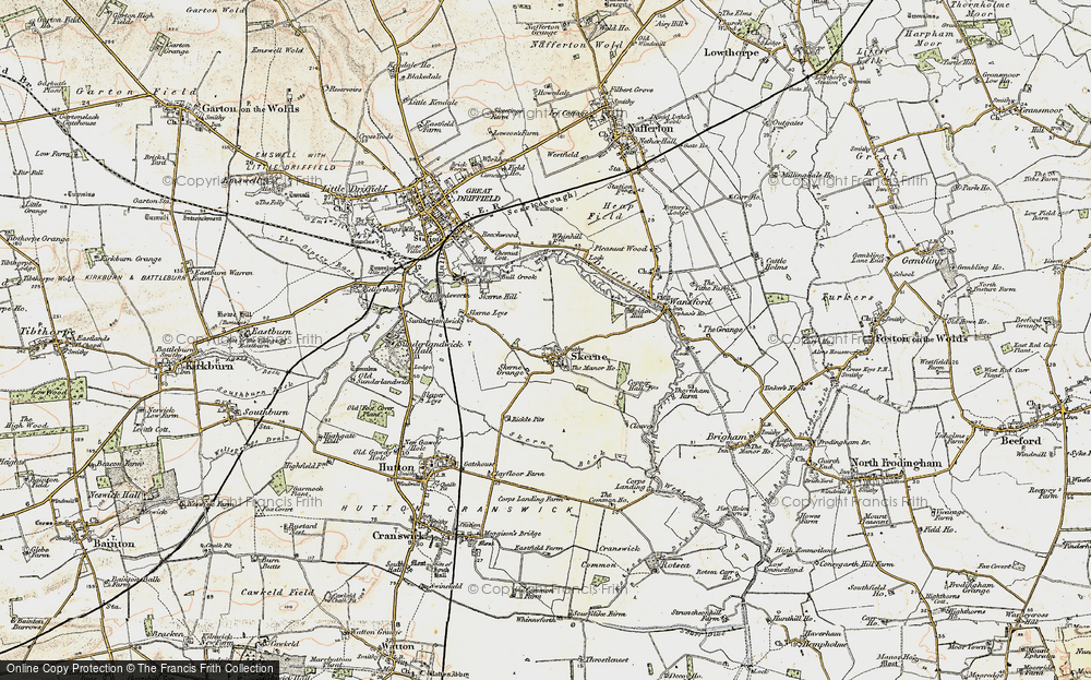 Old Map of Skerne, 1903-1904 in 1903-1904