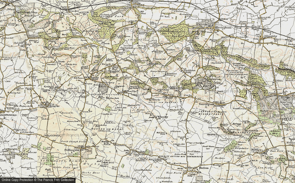 Old Map of Skewsby, 1903-1904 in 1903-1904