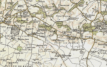 Old map of Skewsby in 1903-1904