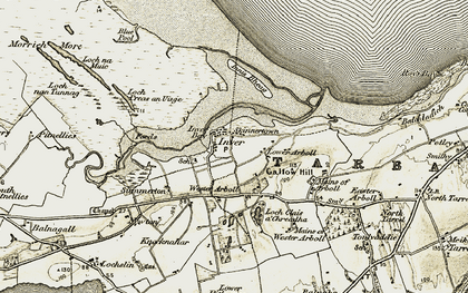 Old map of Skinnerton in 1911-1912