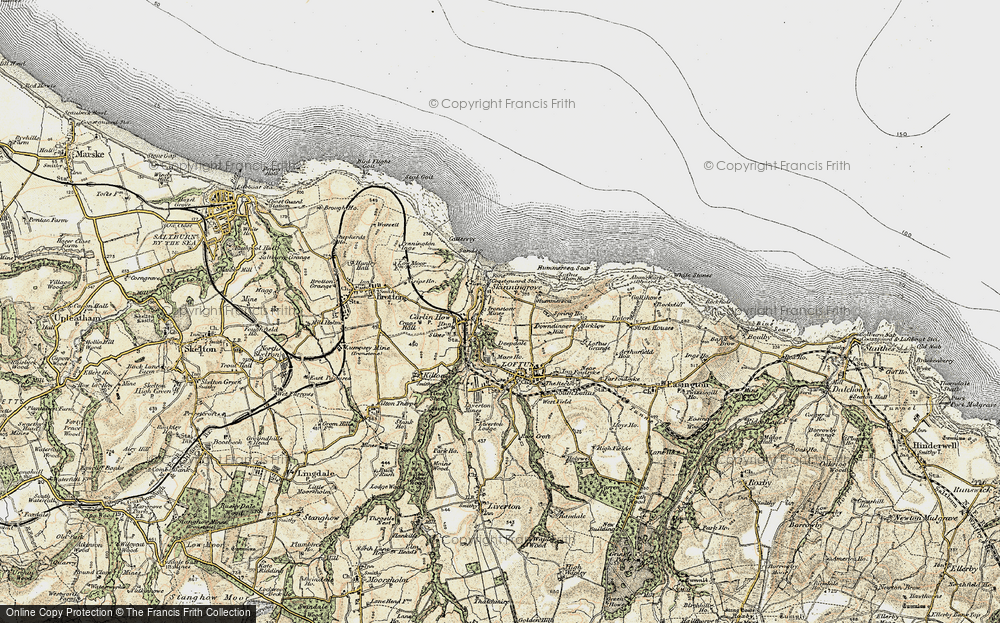Old Map of Skinningrove, 1903-1904 in 1903-1904