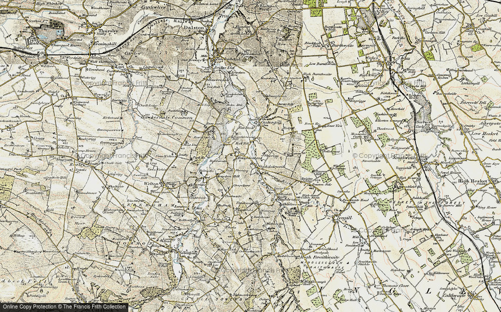Old Map of Skiprigg, 1901-1904 in 1901-1904