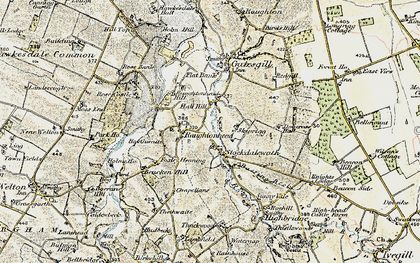 Old map of Skiprigg in 1901-1904