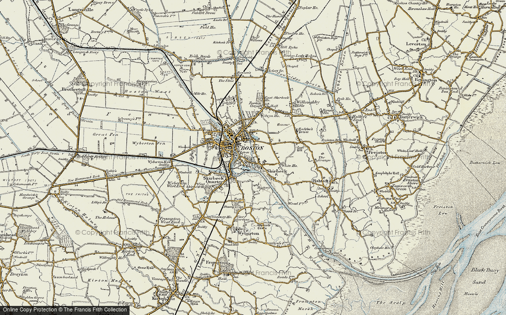 Old Map of Skirbeck, 1901-1902 in 1901-1902