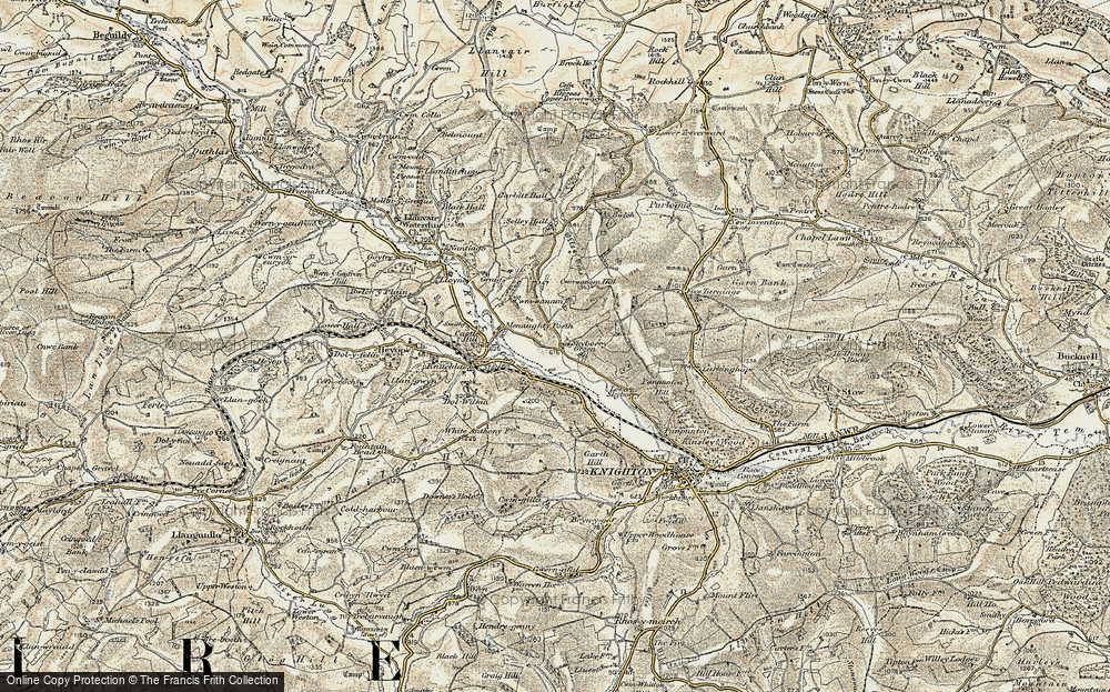 Old Map of Skyborry Green, 1901-1903 in 1901-1903