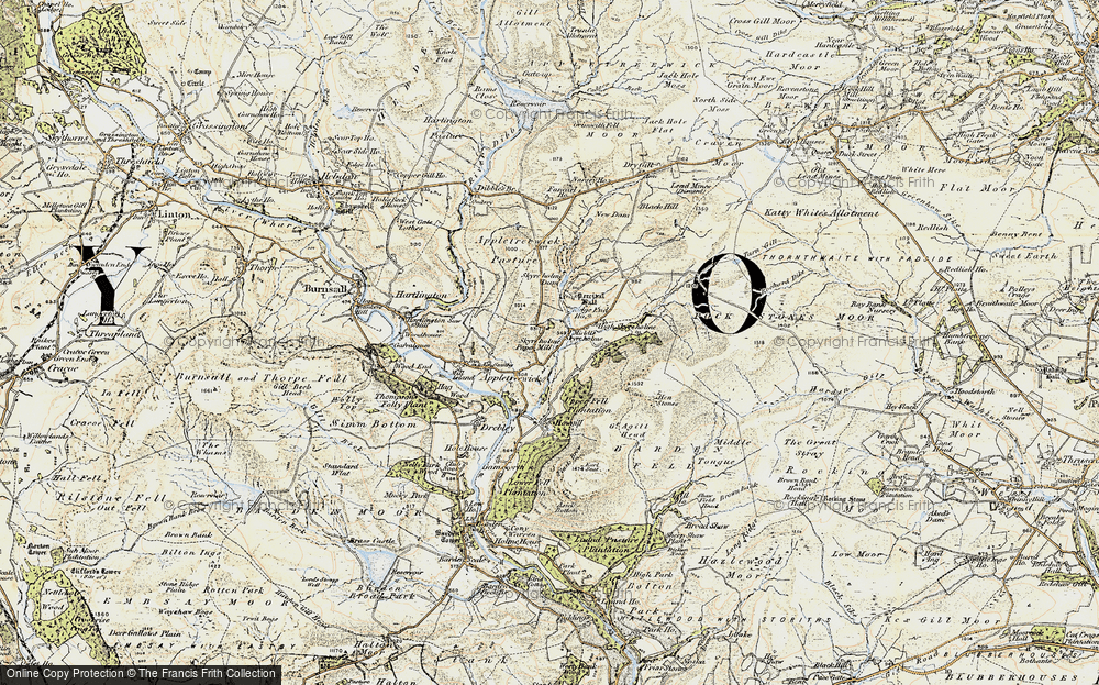 Old Map of Skyreholme, 1903-1904 in 1903-1904