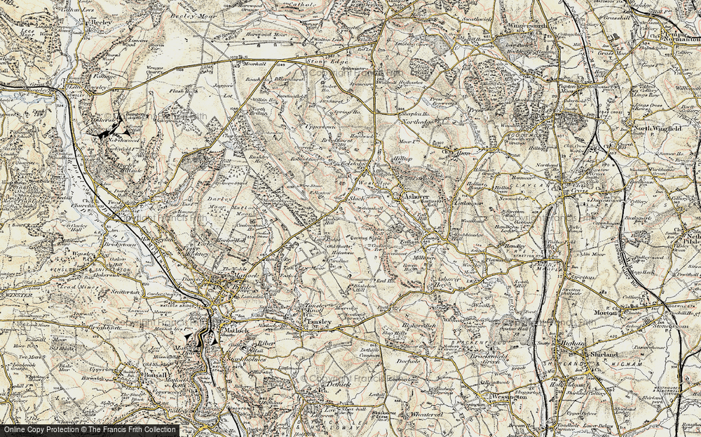 Old Map of Slack, 1902-1903 in 1902-1903