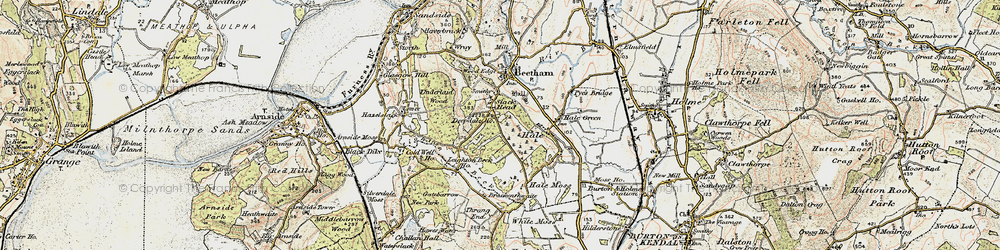 Old map of Slack Head in 1903-1904