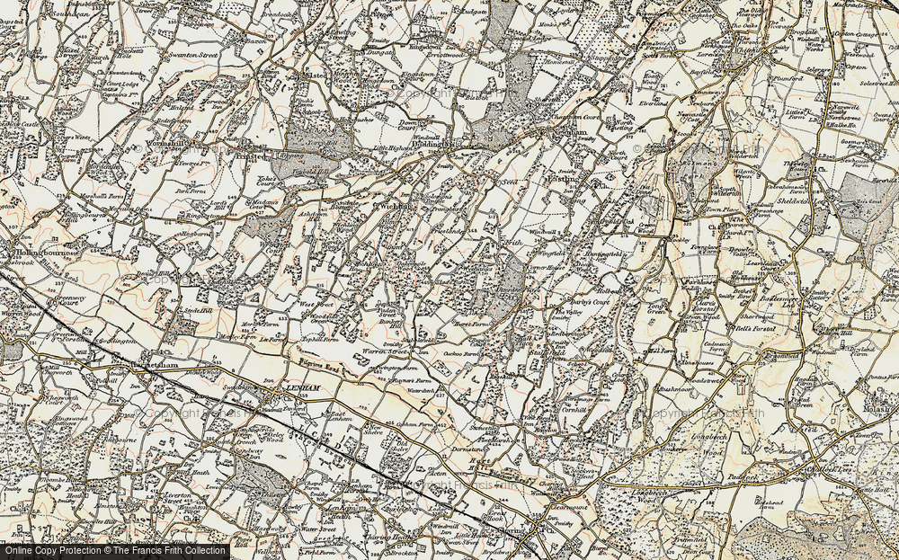 Old Map of Slade, 1897-1898 in 1897-1898