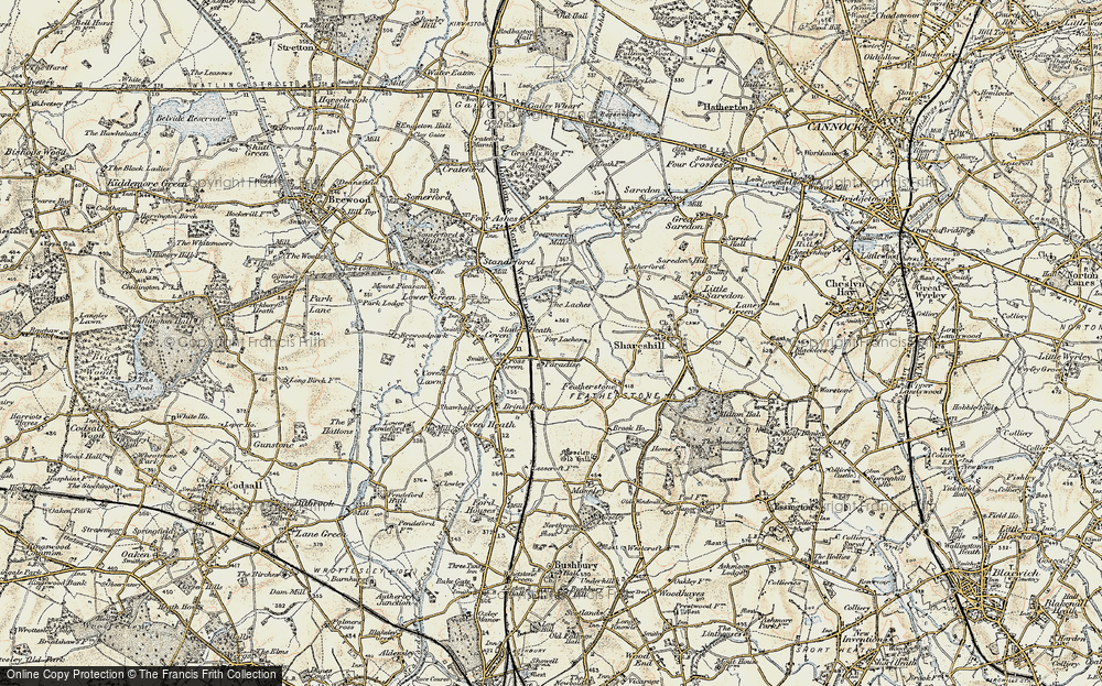 Old Map of Slade Heath, 1902 in 1902