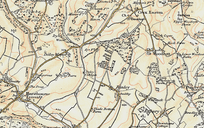 Old map of Sladen Green in 1897-1900