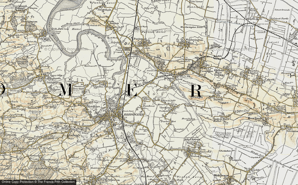Old Map of Slape Cross, 1898-1900 in 1898-1900