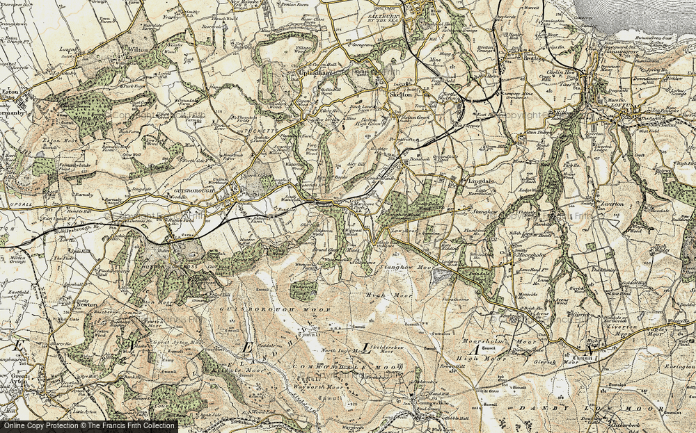 Old Map of Slapewath, 1903-1904 in 1903-1904
