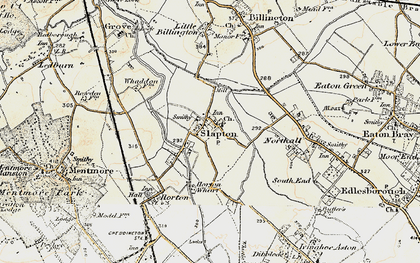 Old map of Slapton in 1898-1899