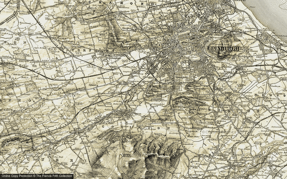 Old Map of Slateford, 1903-1904 in 1903-1904