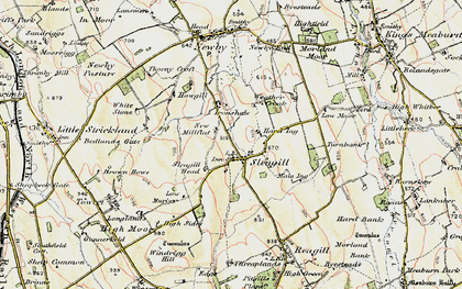 Old map of Sleagill in 1901-1904