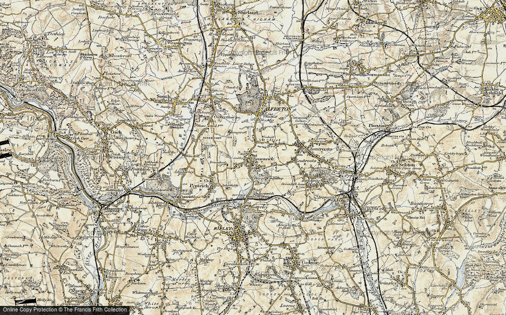 Old Map of Sleet Moor, 1902 in 1902