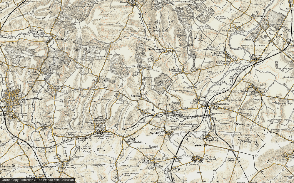 Old Map of Slipton, 1901-1902 in 1901-1902