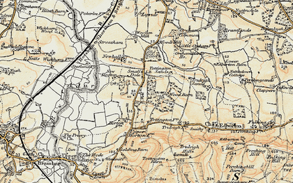 Old map of Small Dole in 1898