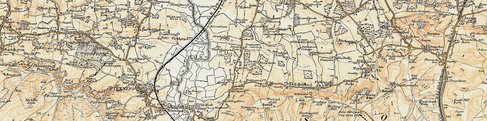 Old map of Small Dole in 1898