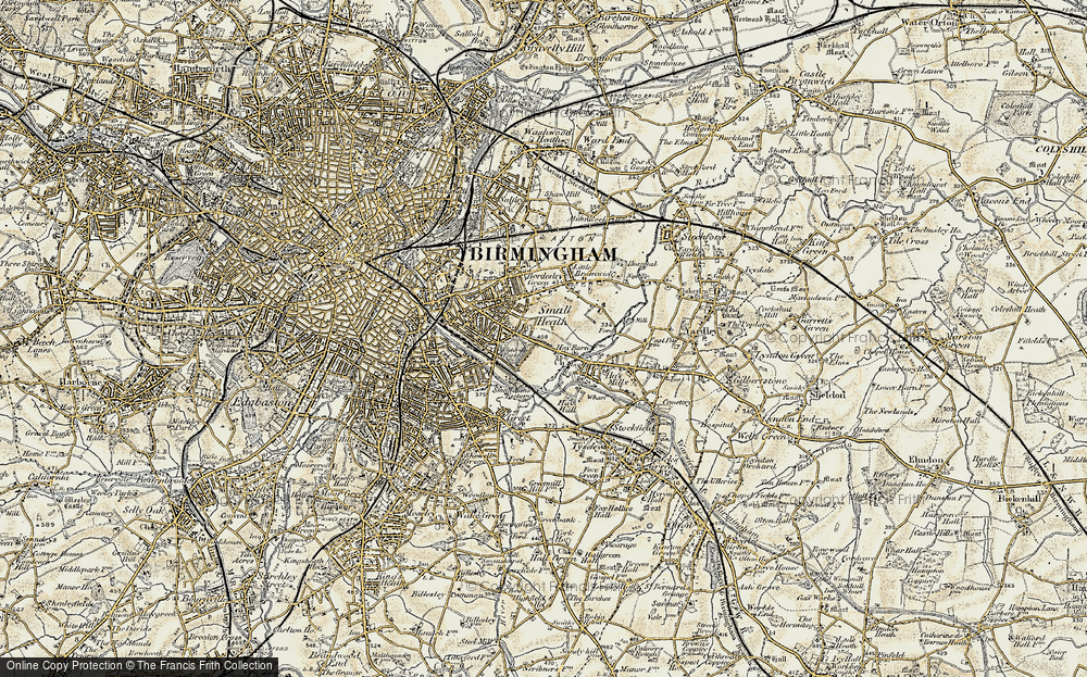 Small Heath Birmingham Map Map Of Small Heath, 1901-1902 - Francis Frith