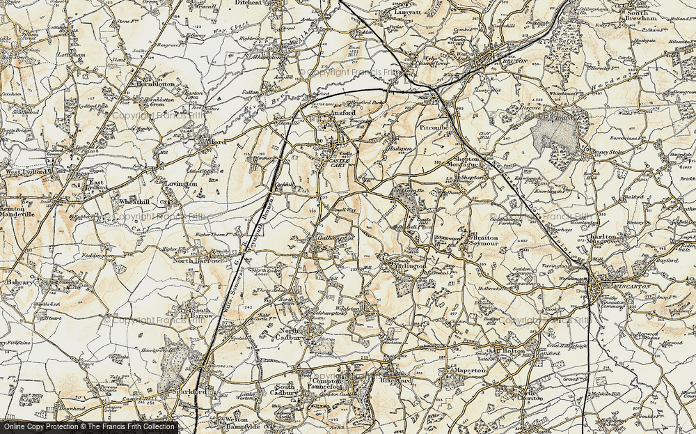 Old Map of Small Way, 1899 in 1899