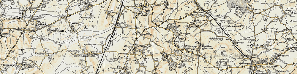 Old map of Small Way in 1899