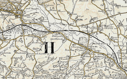 Old map of Smallbrook in 1899-1900