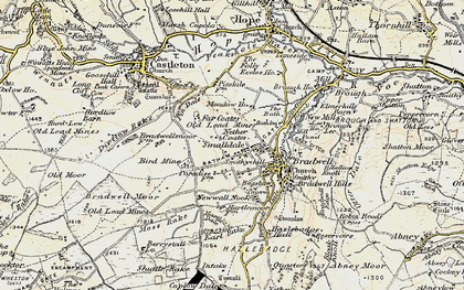 Old map of Smalldale in 1902-1903