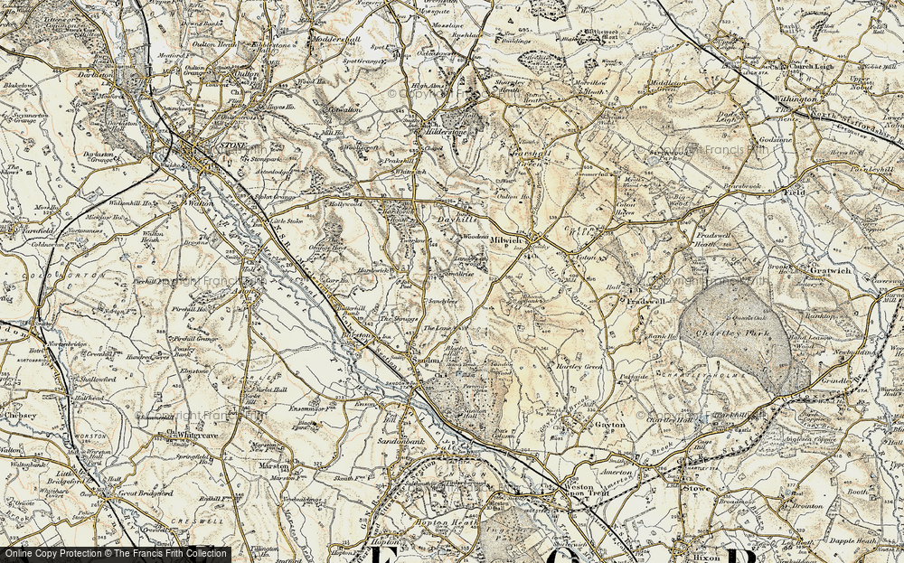 Old Map of Smallrice, 1902 in 1902
