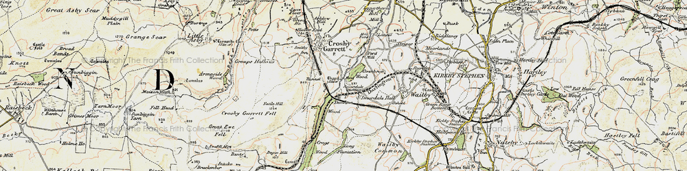Old map of Smardale in 1903-1904