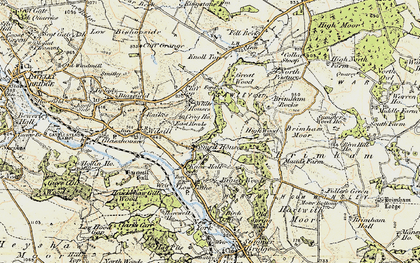 Old map of Smelthouses in 1903-1904