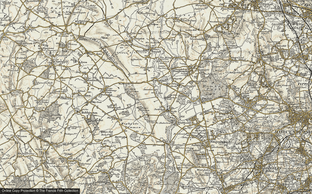 Old Map of Smestow, 1902 in 1902