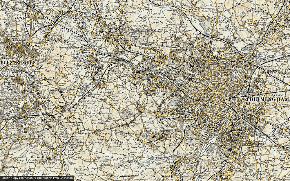 Old Map of Smethwick, 1902 in 1902
