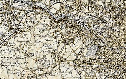 Old map of Smethwick in 1902