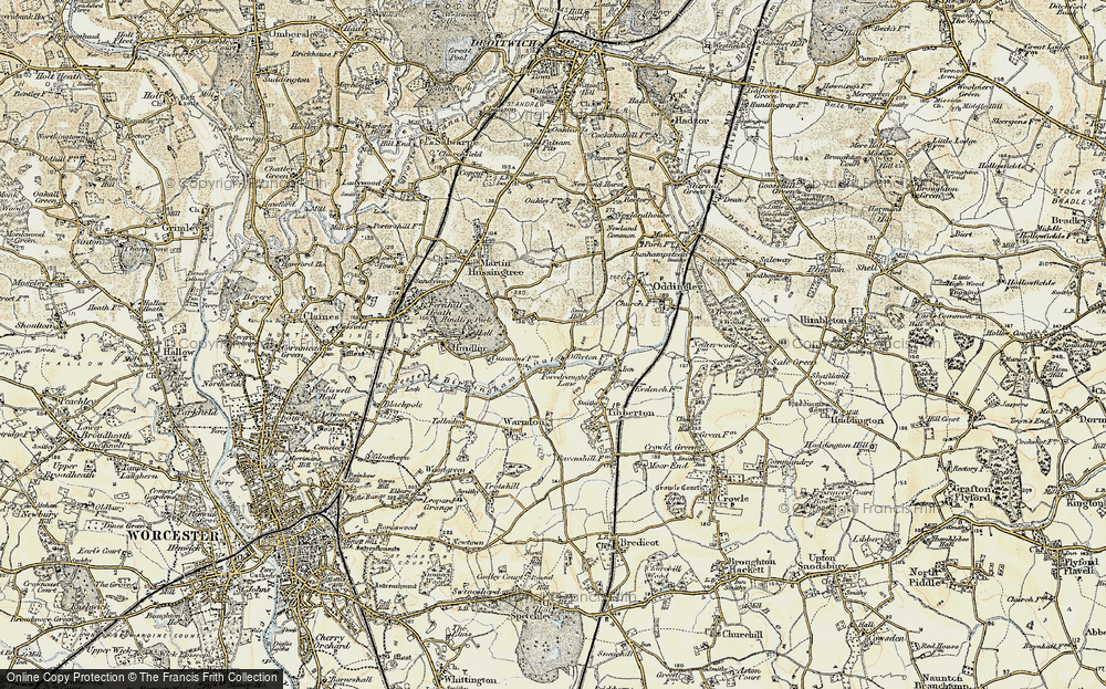 Old Map of Smite Hill, 1899-1902 in 1899-1902