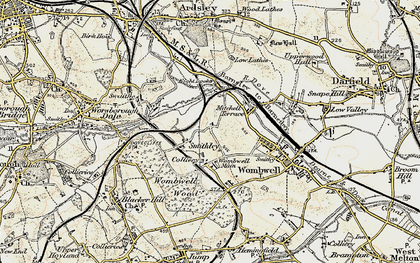 Old map of Smithley in 1903
