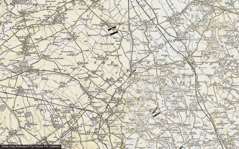 Old Map of Smokey Row, 1898 in 1898