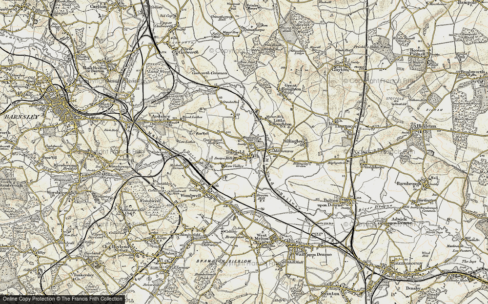 Old Map of Snape Hill, 1903 in 1903